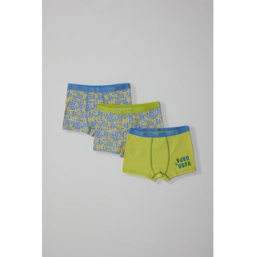Set de boxeri cu logo - 3 piese Set de boxeri cu logo - 3 piese