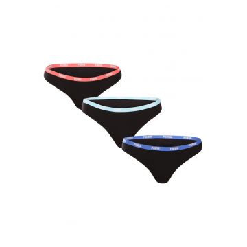 Set 3 tanga dama negru - bumbac Set 3 tanga dama negru - bumbac