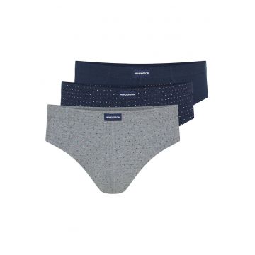 Chiloti de barbati set de 3 perechi multicolor - bumbac - croiala regular fit Chiloti de barbati set de 3 perechi multicolor - bumbac - croiala regular fit