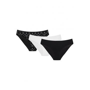 Chiloti figi dama Mia-Mia set de 3 perechi Chiloti figi dama Mia-Mia set de 3 perechi