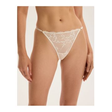 Chiloti tanga - alb crem Cloe Chiloti tanga - alb crem Cloe