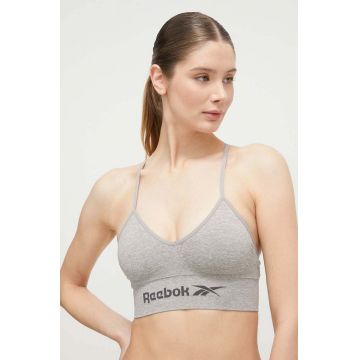 Reebok Sutien sport C9498 culoarea gri, melanj